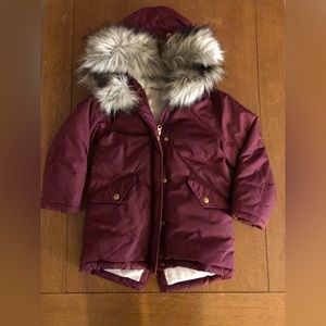 Crewcuts girls winter coat